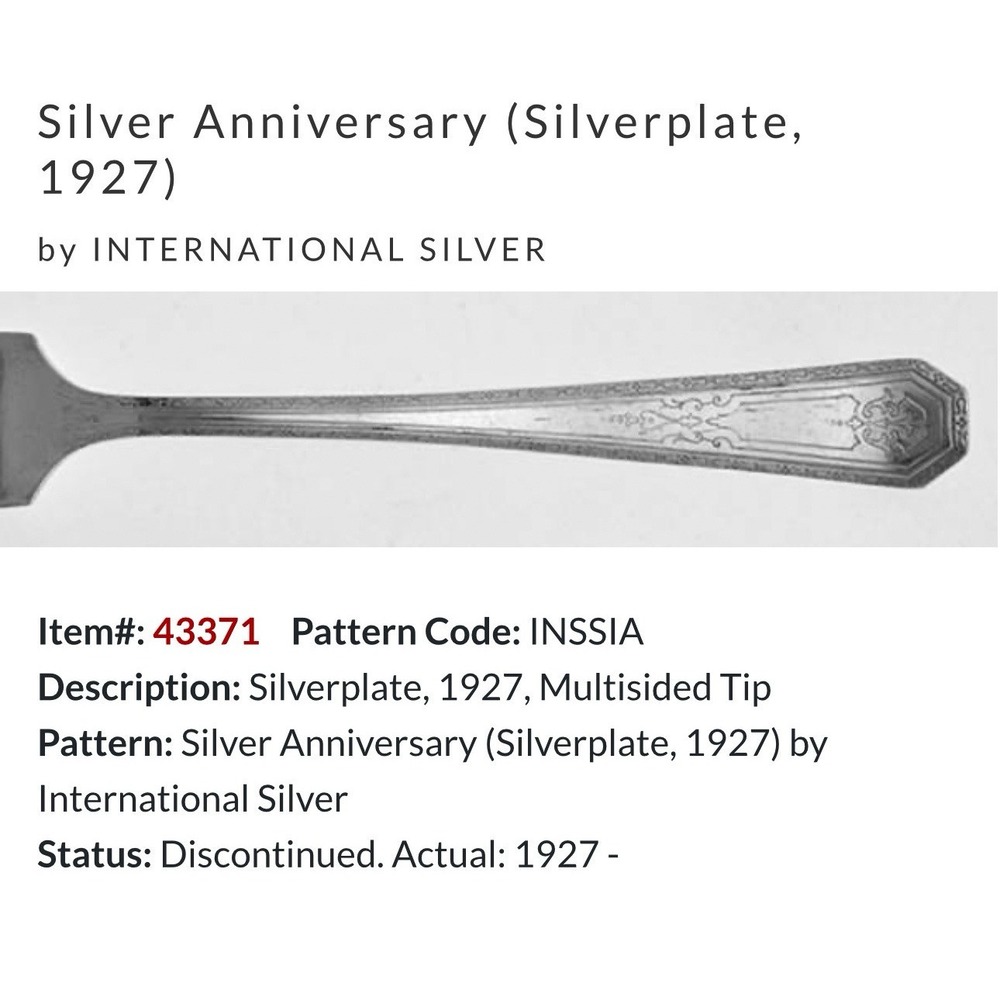 International SILVER ANNIVERSARY Stainless 3 Dinner Forks 1847 Rogers‎ Flatware